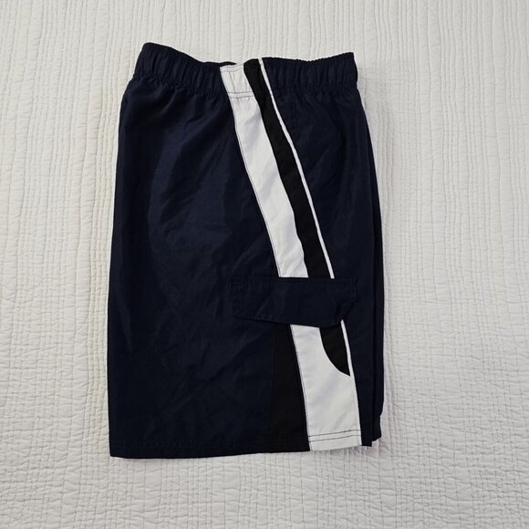Ocean Pacific Board Shorts Men's Large (36-38) Navy Blue Drawstring 9" Inseam - Picture 4 of 12